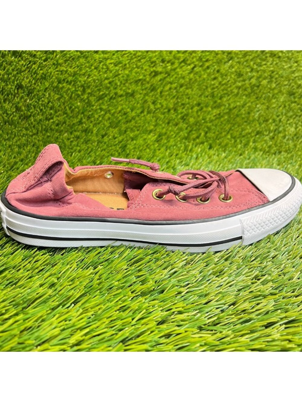 Converse CTAS Shoreline Slip Womens Size 7 Pink Athletic Skate Shoes Sneakers